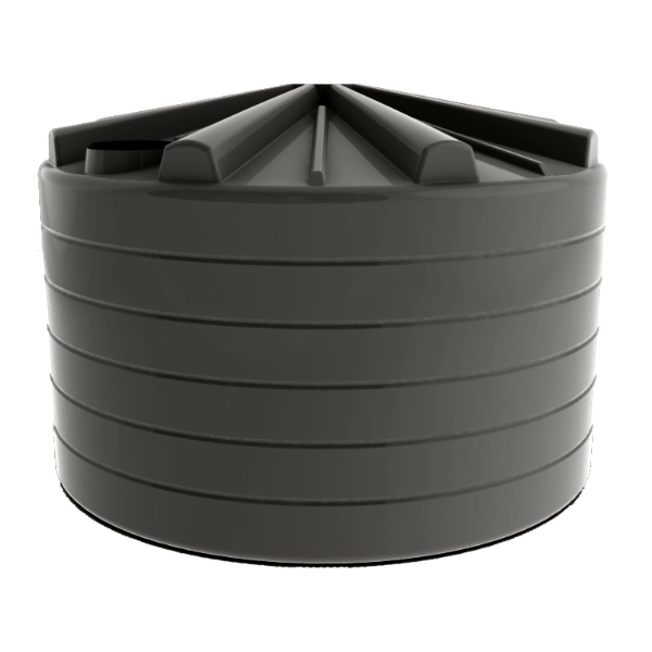 Maxiplas Rural 10 000L Round Poly Water Tank Dingo Garden Tanks