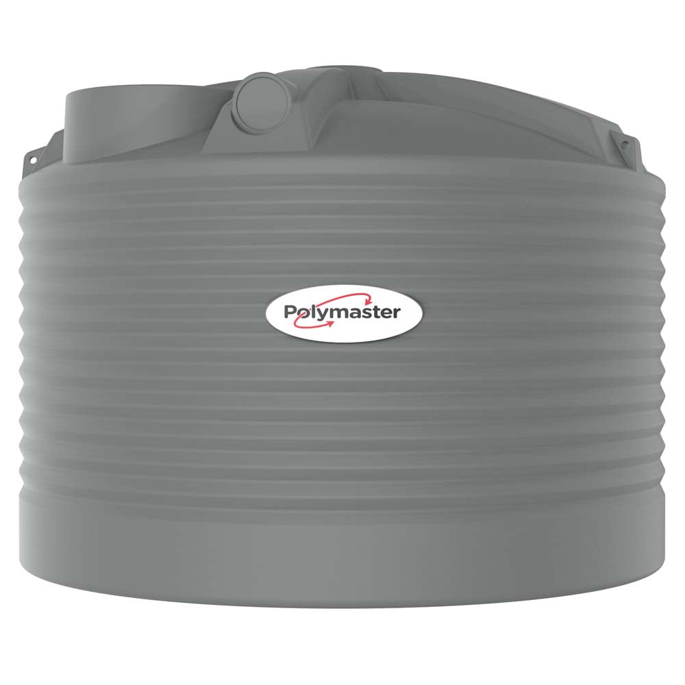 Polymaster RWT2270LP Round Squat Low Profile Tank Corrugated 2270L Litres Water Storage