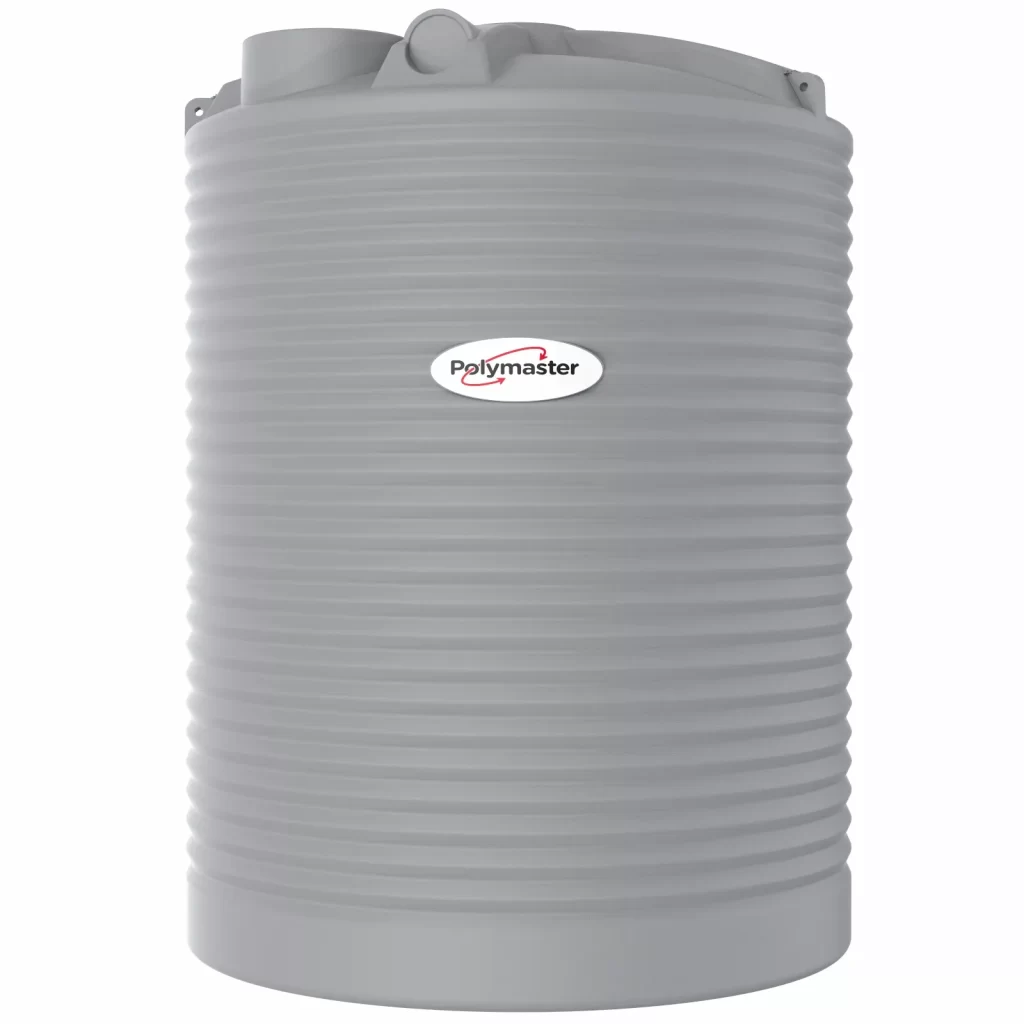 Polymaster 4500L litre poly rainwater tank round tall RWT4500T