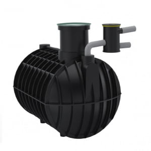 Polymaster 3,300L Underground Poly Tank with Vortex Filter & House Pump