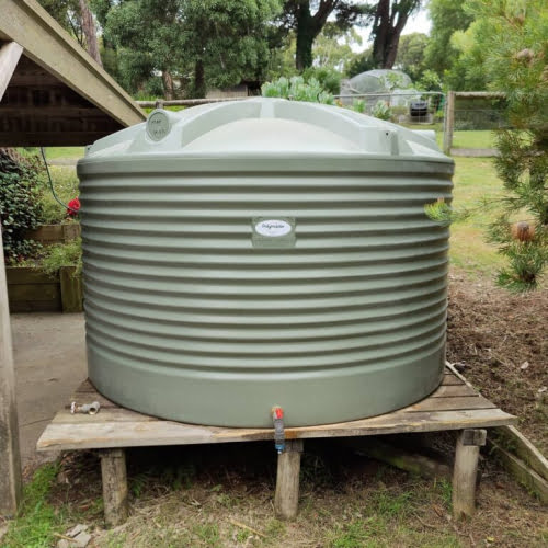 Polymaster Low Profile 4,500L litre rainwater poly tank water storage low profile squat