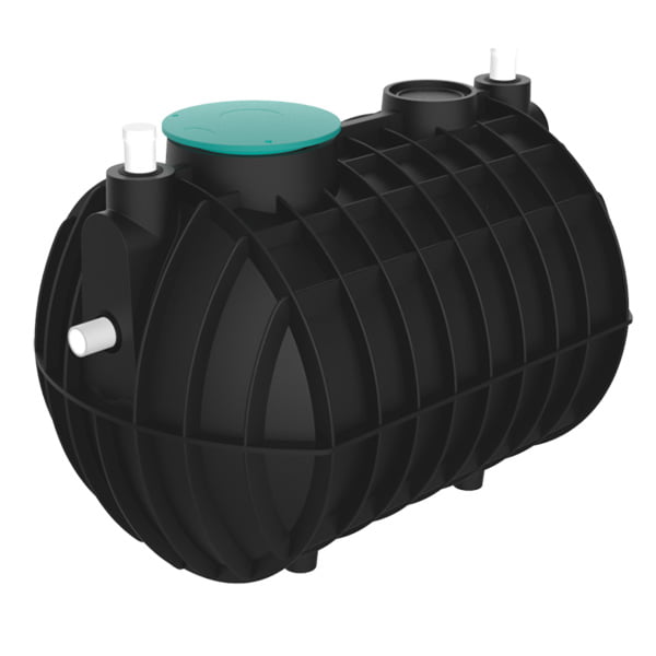 Polymaster 3,100 Litre Septic Tank Underground Wastetreatment System Poly One-piece Self Anchor