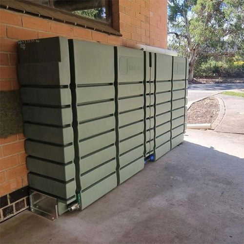Thinnest Smallest Slimline Rainwater Tank Adelaide SA South Australia Thintanks 500L Litres Water Storage