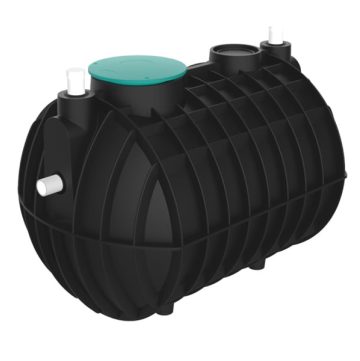 Polymaster 3,100 Litre Septic Tank Underground Wastetreatment System Poly One-piece Self Anchor